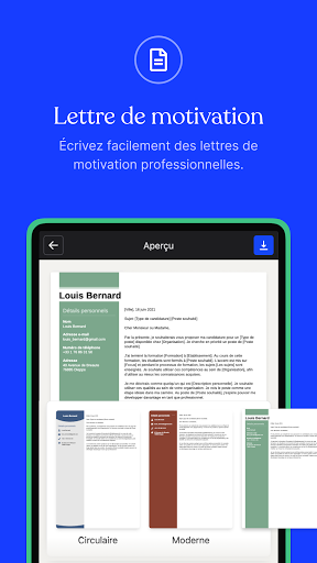 CV.fr : Créer un CV pro Screen 3