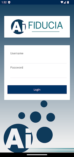 Android application AI FIDUCIA screenshort