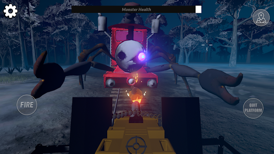 Scary Spider Train Survival 1