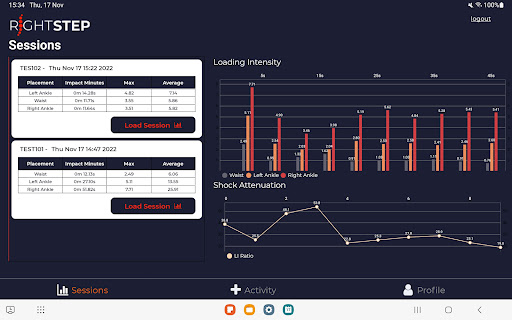 Android application Right Step Load screenshort