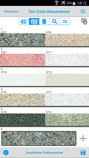 Tex-Color Farbstudio Screen 3