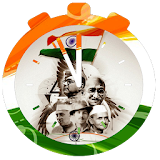 India Flag  Clock Wallpaper icon