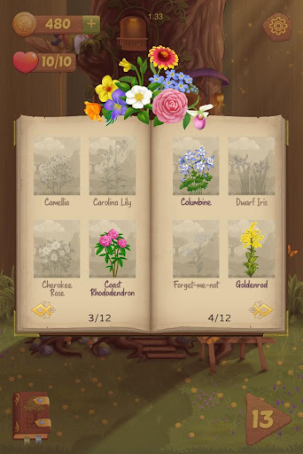 Flower Book: Match-3 Puzzle Game screenshots 4