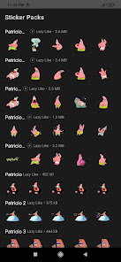 Screenshot 11 Stickers de Patricio Animados  android