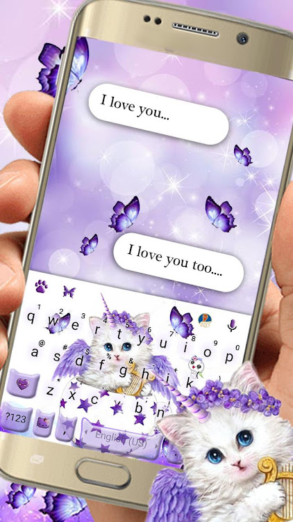Butterfly Unicorn Cat Keyboard - 7.1.5_0407 - (Android)