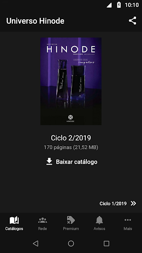 Android application Universo Hinode - Catálogo screenshort