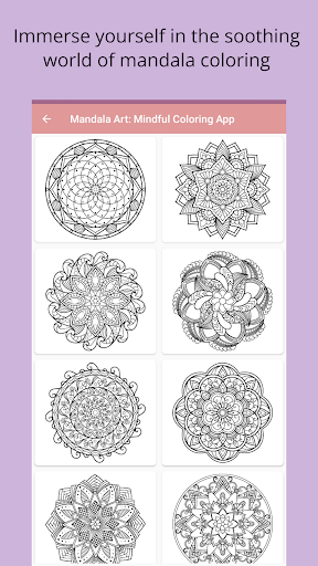 Mandala Art: Mindful Coloring Screen 2