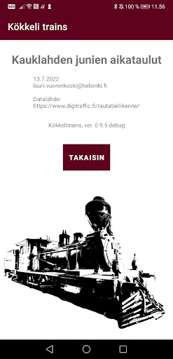 Kökkeli trains Screen 2