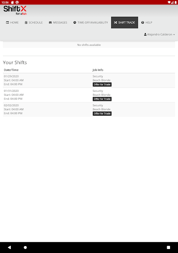ShiftX Screen 2