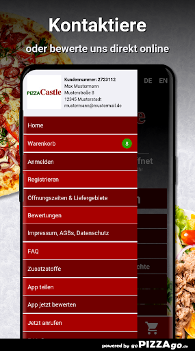 Pizza Castle Bonn Screen 3