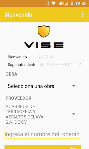 Android application Cubicaciones VISE screenshort