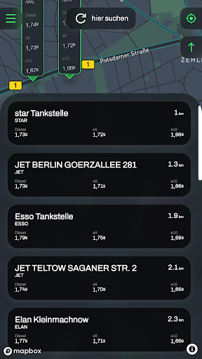Tanken Preisvergleich Screen 3
