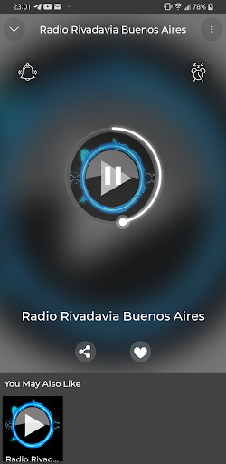 Android application US Radio Rivadavia Buenos Aire screenshort