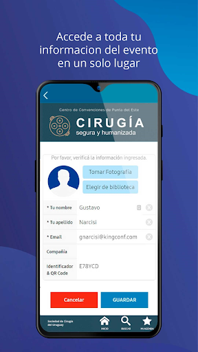 Android application KingConf screenshort