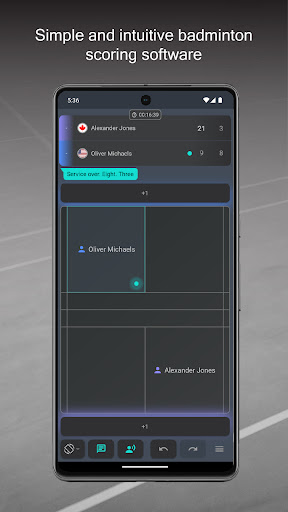 Badminton Scorer Screenshot 1 - AppWisp.com
