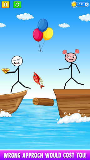 Stickman Thief Puzzle Game 3D Screen 2