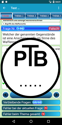 Waffensachkundeprüfung nach §7 Screen 3