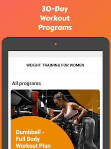 Captura 12 Weight Training for Women android