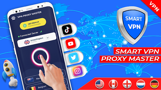 Smart VPN Proxy MOD APK (Premium Unlocked) 1
