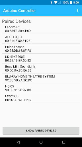Arduino Controller Screen 3