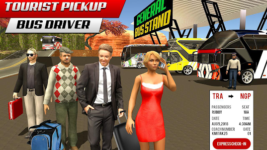 US City Coach Bus Driving Game