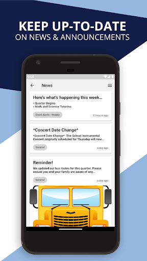 Android application Central Valley School District screenshort