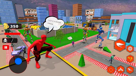 Vice Town Rope Spider Games 3D