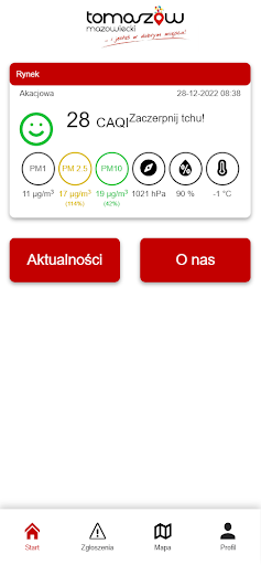 Android application Tomaszów Mazowiecki screenshort