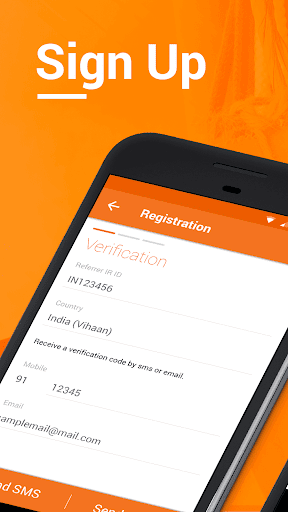 Android application QNET Mobile IN screenshort
