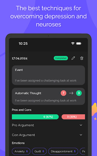 Screenshot of MindHealth: CBT Mental Health