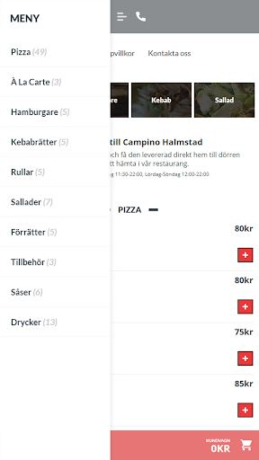 Campino Pizzeria Halmstad Screen 2