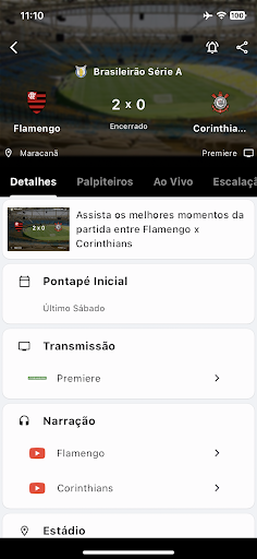 FutApp | Flamengo Screen 3