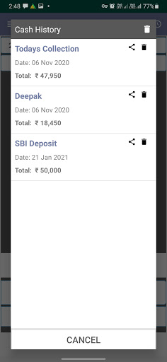 Cash Calculator & Counter Screen 3