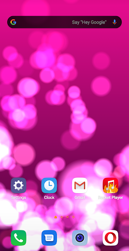 Bokeh Live Wallpaper Screen 3