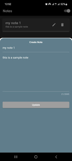 Notes Screen 3