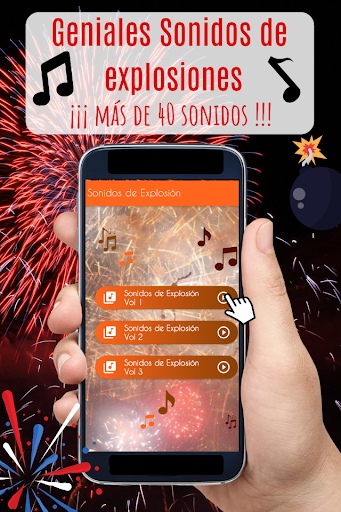 Android application Sonidos de Explosiones. screenshort