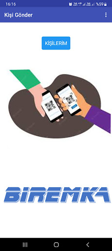 Kişi Gönder/Al ( QR Code ) Screen 3