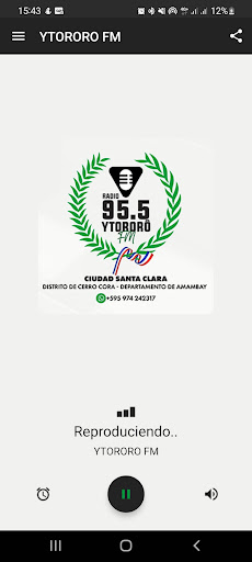 Radio Ytororó 95.5 FM Screen 2