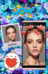 Heart Crown Photo Editor Filters Stickers