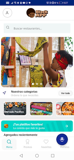 BlackApp Delivery Screen 2