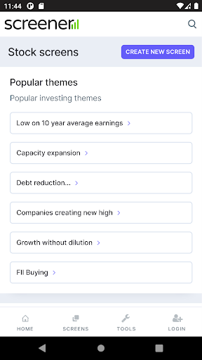 Screener Screen 2