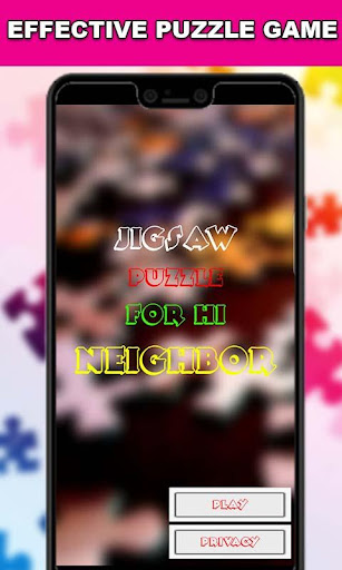 Android application Jigsaw Puzzle - Hi Neigbhor screenshort