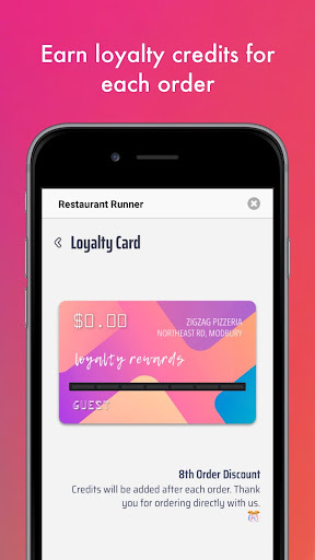 Restaurant Runner Screen 2
