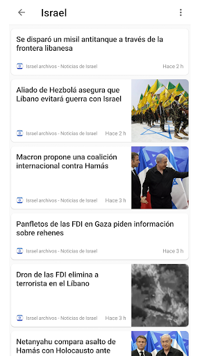 Noticias de Israel Screen 3