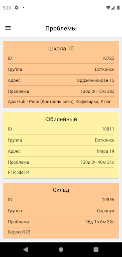 Мониторинг оборудования Screen 2