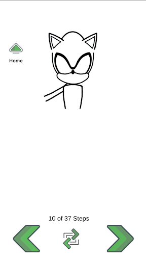 How to draw sonik characters