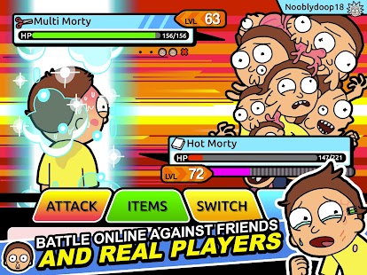 Rick and Morty: Pocket Mortys Screenshot