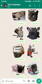 Captura de Pantalla 5 Bulldog Stickers WA android