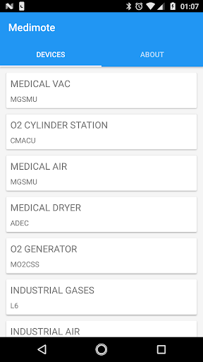 Android application Medimote screenshort