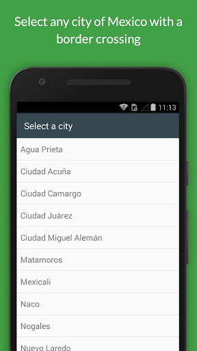Bordify: border waiting times Screen 3